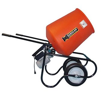 Electric Cement Mixer (180 ibs - orange)